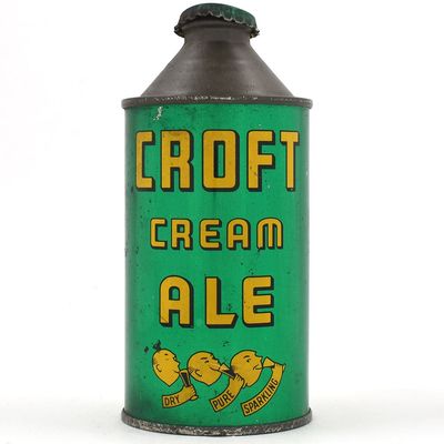 Croft Cream Ale Cone Top LEMONHEADS 158-20