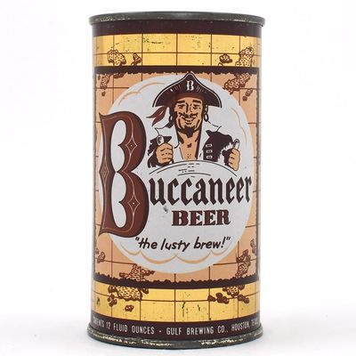 Buccaneer Beer Flat Top 43-4 SCARCE ON-GRADE EXCELLENT