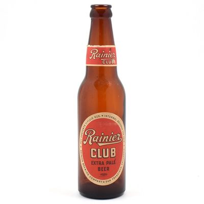 Sale Photo Thumbnail #408: Rainier Club Extra Pale Beer 1930s Long Neck Bottle