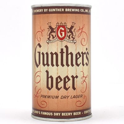 Sale Photo Thumbnail #126: Gunthers Beer Flat Top NON-IRTP MISSING YELLOW 78-24