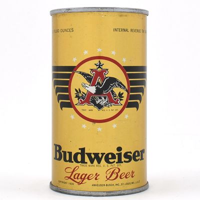 Budweiser Beer Instructional Flat Top SEMI-METALLIC L43-35 OI 148 SCARCE