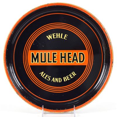 Sale Photo Thumbnail #389: Mule Head Ales and Beer 1930s Serving Tray
