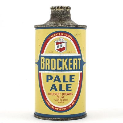 Brockert Pale Ale Cone Top 154-24 EXCELLENT