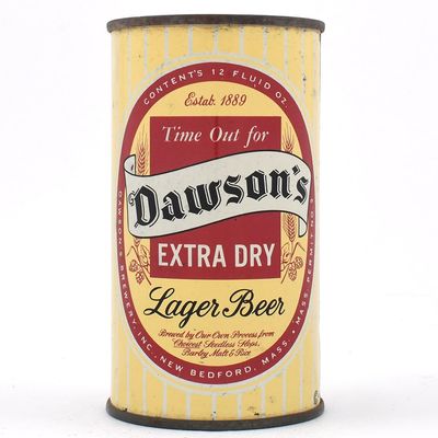 Dawsons Extra Dry Lager Beer Flat Top 53-18 SCARCE