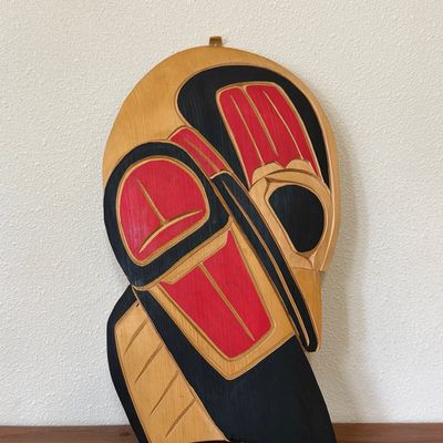 Sale Photo Thumbnail #11: LEA MITCHELL, CARVED RAVEN