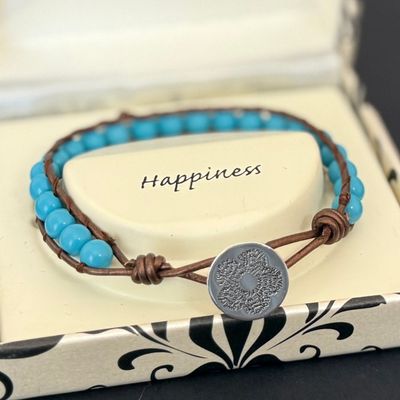 Sale Photo Thumbnail #34: "HAPPINESS" BRACELET WITH STERLING SILVER CHARM