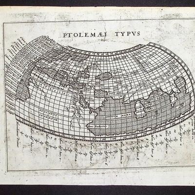 Magini's Ptolemy, pub. 1597 - Ptolemy's Map of the Old World