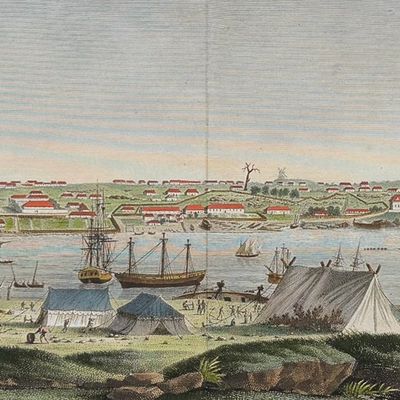 Peron & Freycinet - View of Sydney, Australia [New Holland]