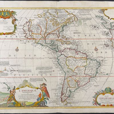 De Fer - Map of the Americas [L’Amerique, Meridionale, et Septentrionale]