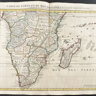 De L'Isle - Map of Southern Africa & Madagascar