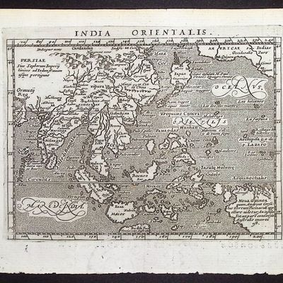 Magini's Ptolemy, pub. 1597 - Map of East Asia
