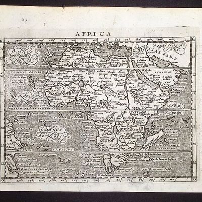 Magini's Ptolemy, pub. 1597 - Map of Africa