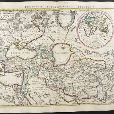 De L'Isle - Map of Ancient Eastern Europe & Central Asia
