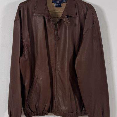 Sale Photo Thumbnail #126: Polo Sport Ralph Lauren Brown Leather Bomber Jacket