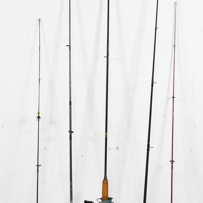Sale Photo Thumbnail #180: 5 Freshwater Fishing Rods and Reels Including Abu Garcia, Pflueger, and Daiwa