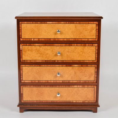 Sale Photo Thumbnail #186: Pipa Castello Bird's Eye Maple Mini Chest of Drawers
