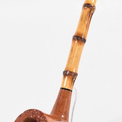 Sale Photo Thumbnail #230: Castello Briar and Bamboo Collection Tobacco Pipe, Unsmoked