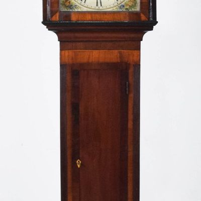 Federal Style Mahogany Tall Case Clock