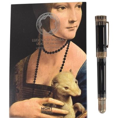 Montblanc Ludovico Sforza Duke of Milan Limited Edition Sterling Silver Fountain Pen