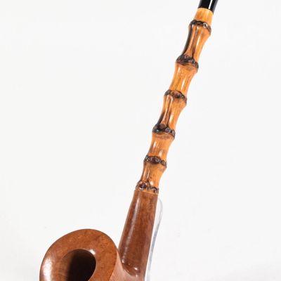 Sale Photo Thumbnail #232: Castello Briar and Bamboo Tobacco Pipe, Unsmoked