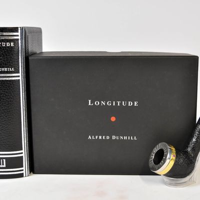 Sale Photo Thumbnail #201: Alfred Dunhill Shell Briar Longitude Special Edition Tobacco Pipe, Unsmoked