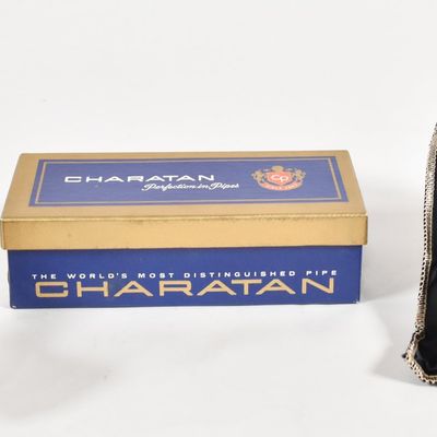 Sale Photo Thumbnail #234: Charatan Briarwood Tobacco Pipe with Original Box and Pouch