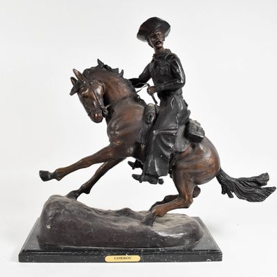 Frederic Remington Bronze Cowboy