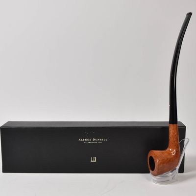 Sale Photo Thumbnail #197: Dunhill Root Briar Wood Churchwarden Tobacco Pipe, Unsmoked