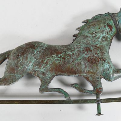Americana Copper Running Horse Weather Vane
