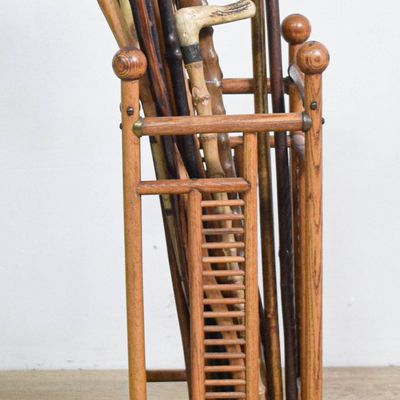 Sale Photo Thumbnail #184: Collection of 18 Walking Sticks and Canes