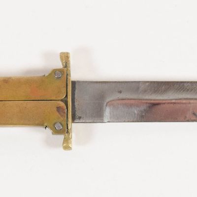 Brass Pantographic Folding Knife