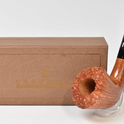 Sale Photo Thumbnail #206: Castello Briar Wood Fiammata Great Line Tobacco Pipe, Unsmoked