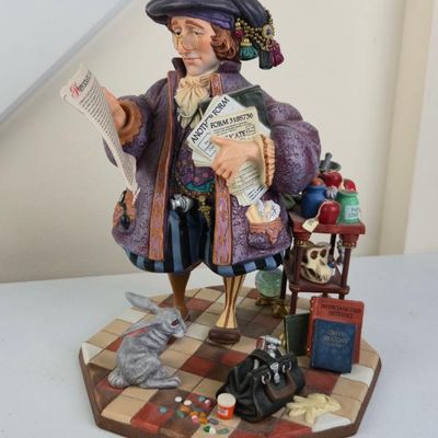 Sale Photo Thumbnail #58: James C. Christensen "The Oath" Limited Edition Porcelain Sculpture – Greenwich Workshop – 10"