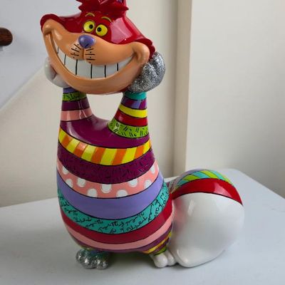 Sale Photo Thumbnail #173: Disney Britto Romero Cheshire Cat Big Figurine 14.25" Retired 2017