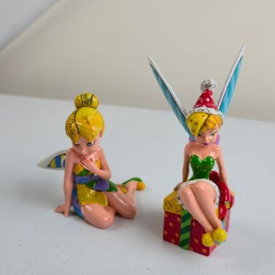 Sale Photo Thumbnail #179: Disney Britto Tinker Bell Lot Of 2 Christmas And Mini Tink Small