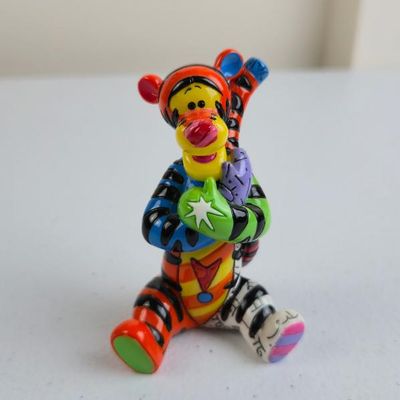 Sale Photo Thumbnail #181: Disney Romero Britto Pop Art Mini TIGGER From Winnie The Pooh Figurine 3"