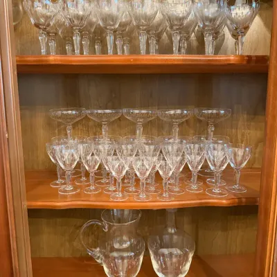 DM320 - Vintage Etched Glass Set
