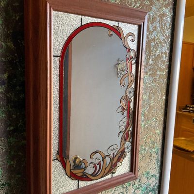 Sale Photo Thumbnail #100: Glass wall mirror