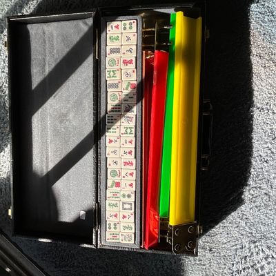 Sale Photo Thumbnail #46: Vintage Mahjong set