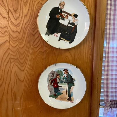 Sale Photo Thumbnail #19: Norman Rockwell plates