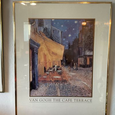 Sale Photo Thumbnail #83: Van Gogh framed print Cafe Terrace