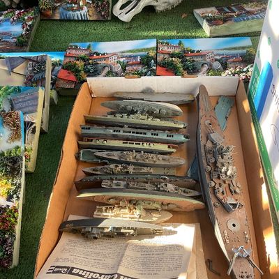 Sale Photo Thumbnail #103: Model Battleships- as is