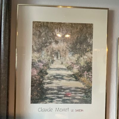 Sale Photo Thumbnail #84: Monet framed poster Avenue in Giverny 