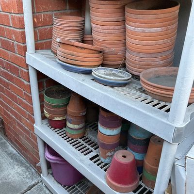 Sale Photo Thumbnail #119: Clay saucers