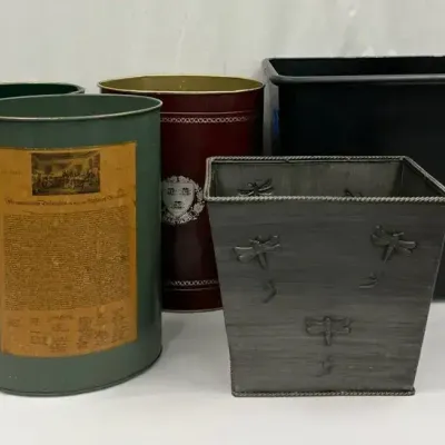 Metal Trash Cans