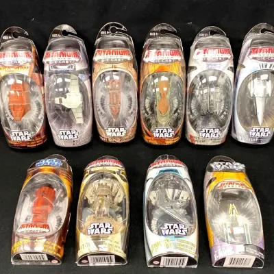 Star Wars Titanium Series Die Cast (New In Packs) (10)
