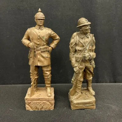 Olde Earth Casting Cold Cast Bronze World War I + II Soldier 