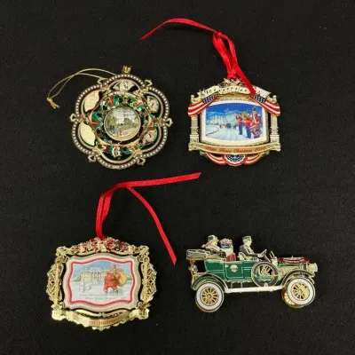 White House Ornaments 2005, 2010, 2011, + 2012