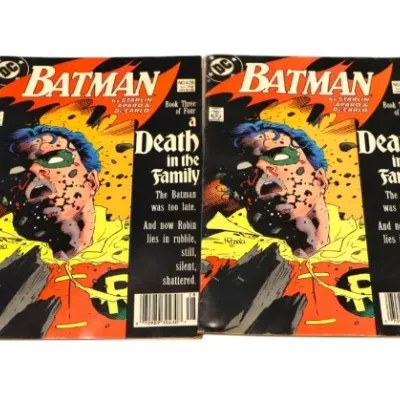 Sale Photo Thumbnail #116: Set of four copies of DC Comics Batman #428, featuring "A Death in the Family" part three, published in 1988.