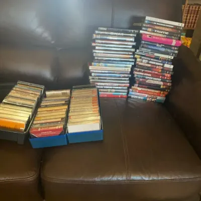 DVD Movies and Cassette Tapes
